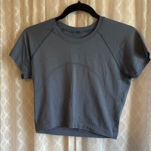 #829 Lululemon athletica Slate Gray Crop Top